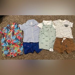 6 month boy summer outfits